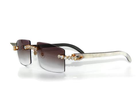 buffalo cartier glasses with diamonds.